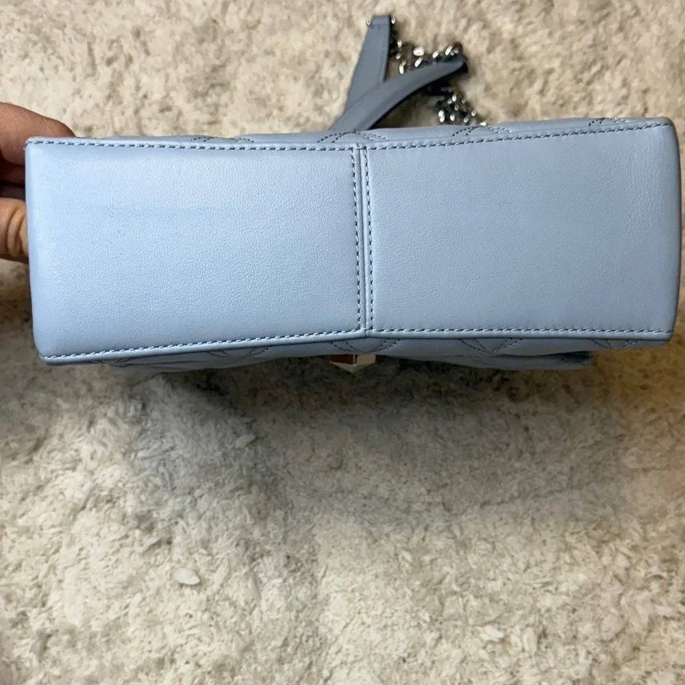 NWOT Kate Spade Baby Blue Natalia Small Flap Smooth Quilted Crossbody
